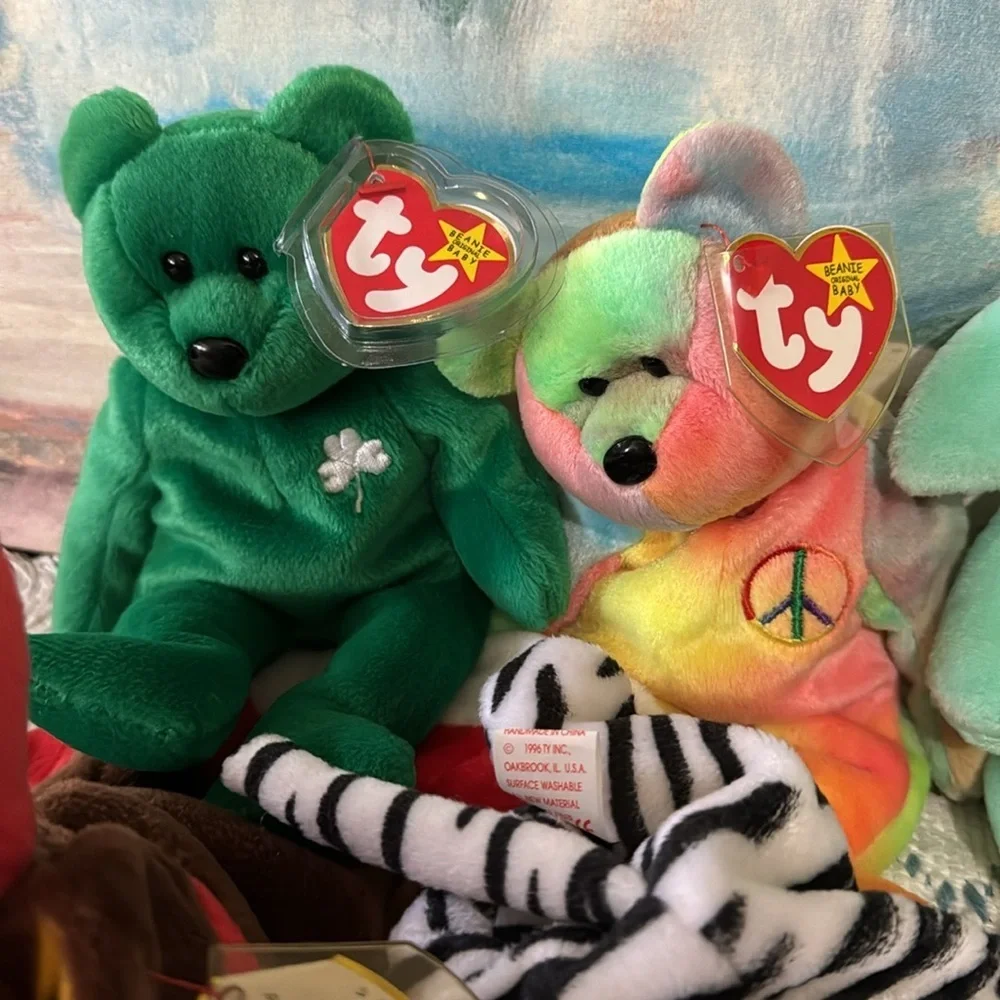 Y2K Collectable Ty Collection Of Beanie Babies Rare & Retired 1990's